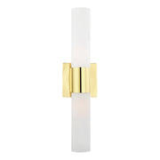 Aero 2-Light 17.75" ADA Bath Vanity Light in Polished Brass