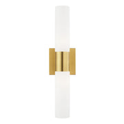 Aero 2-Light 17.75" ADA Bath Vanity Light in Satin Brass