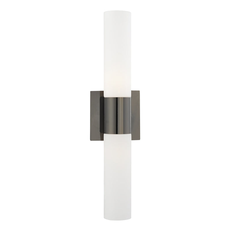 Aero 2-Light 17.75" ADA Bath Vanity Light in Black Chrome