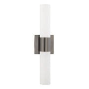 Aero 2-Light 17.75" ADA Bath Vanity Light in Black Chrome