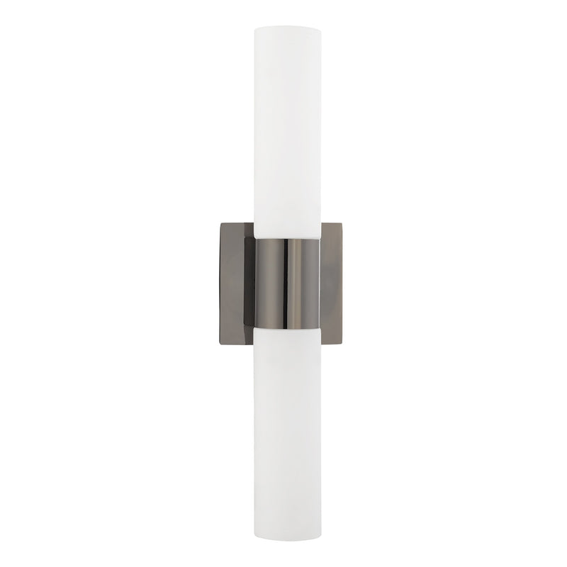 Aero 2-Light 17.75" ADA Bath Vanity Light in Black Chrome