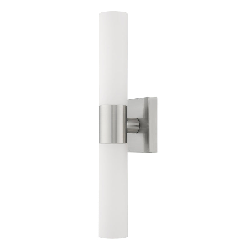 Aero 2-Light 17.75" ADA Bath Vanity Light in Brushed Nickel