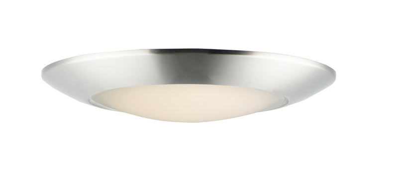 Diverse LED Flush Mount in Satin Nickel