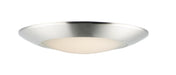 Diverse LED Flush Mount in Satin Nickel