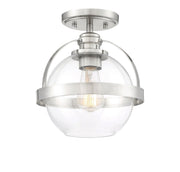 Pendleton Semi-Flush Mount in Satin Nickel