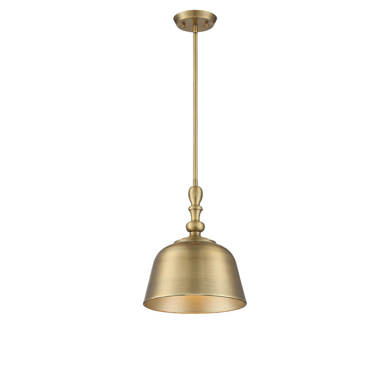 Berg Pendant in Warm Brass