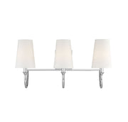 Cameron 3-Light Bath Vanity Light in Polished Nickel