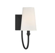 Cameron Wall Sconce in Matte Black