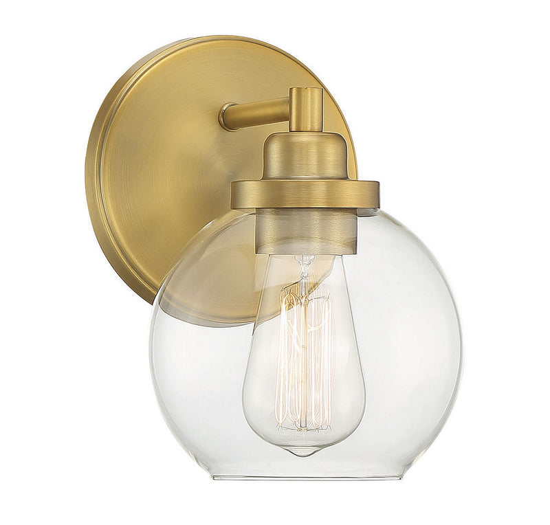 Carson Wall Sconce in Warm Brass