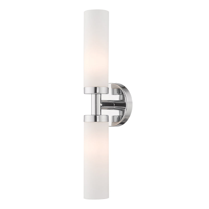 Aero 2-Light 18" ADA Bath Vanity Light in Polished Chrome