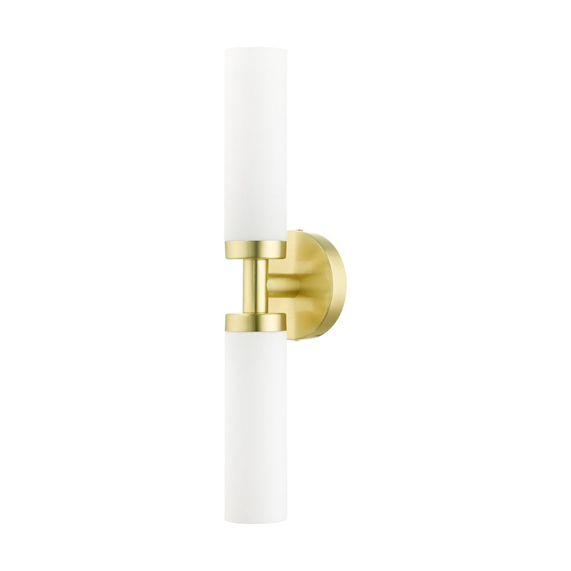 Aero 2-Light 18" ADA Bath Vanity Light in Satin Brass
