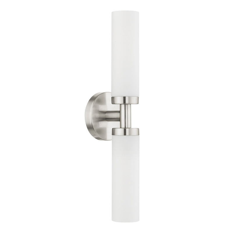 Aero 2-Light 18" ADA Bath Vanity Light in Brushed Nickel
