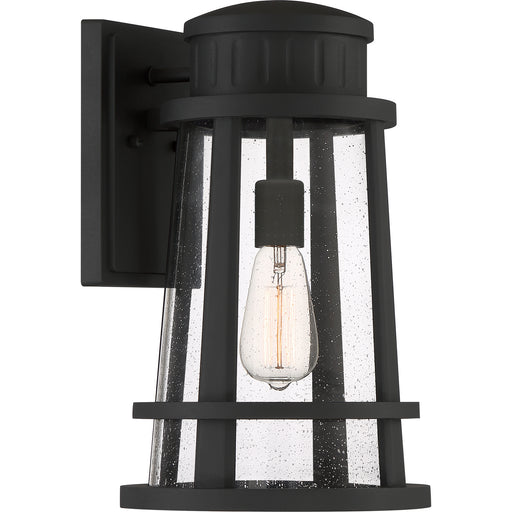 Dunham 1-Light Outdoor Lantern in Earth Black - Lamps Expo