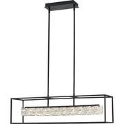 Dazzle 36" Linear Pendant in Matte Black