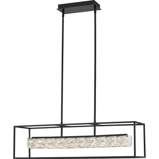 Dazzle 36" Linear Pendant in Matte Black
