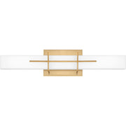 Gemini 22" Bath Vanity Light in Aged Brass