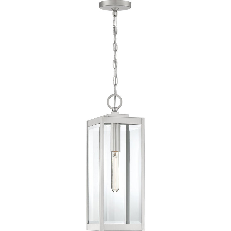 Westover Outdoor Hanging Lantern in Stainless Steel