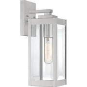 Westover Small Outdoor Wall Lantern in Stainless Steel