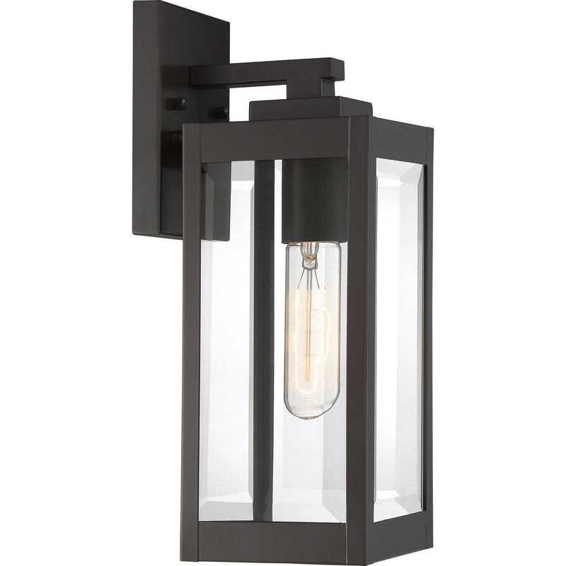 Westover Small Outdoor Wall Lantern in Western Bronze
