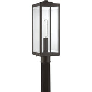 Westover 7" Outdoor Post Lantern in Western Bronze