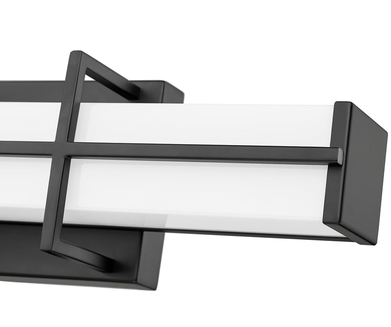 Harrison 1 Light 18" Vanity in Matte Black