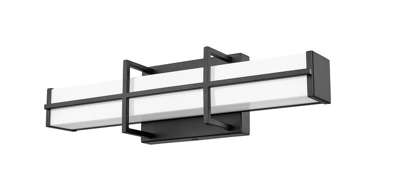 Harrison 1 Light 18" Vanity in Matte Black