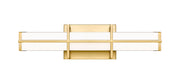 Harrison 1 Light 18" Vanity in Modern Gold