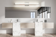 Harrison 1 Light 40" Vanity in Chrome in a room setting