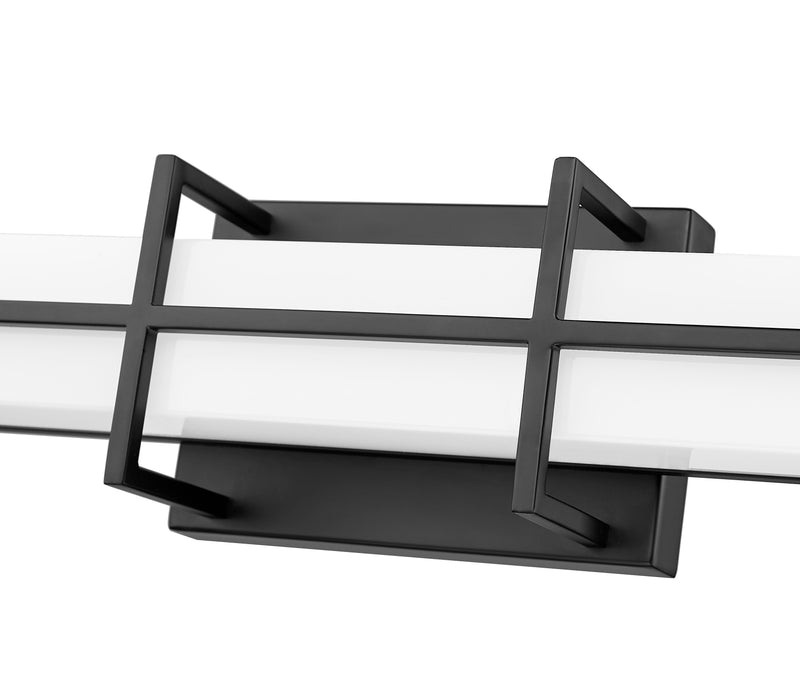 Harrison 1 Light 40" Vanity in Matte Black