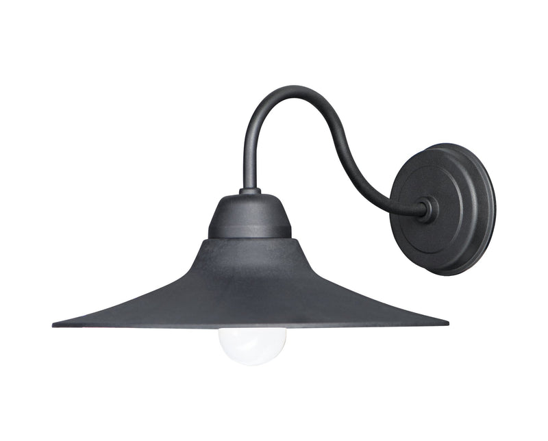 Dockside 1 Light Outdoor Wall Sconce in Black