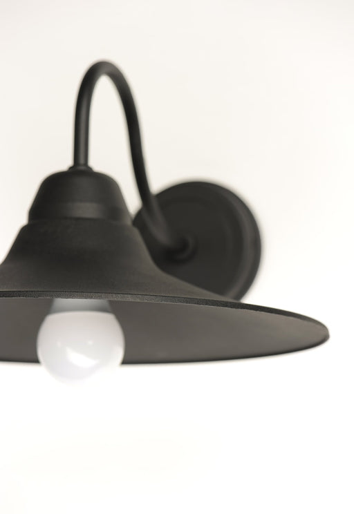 Dockside 1 Light Outdoor Wall Sconce in Black