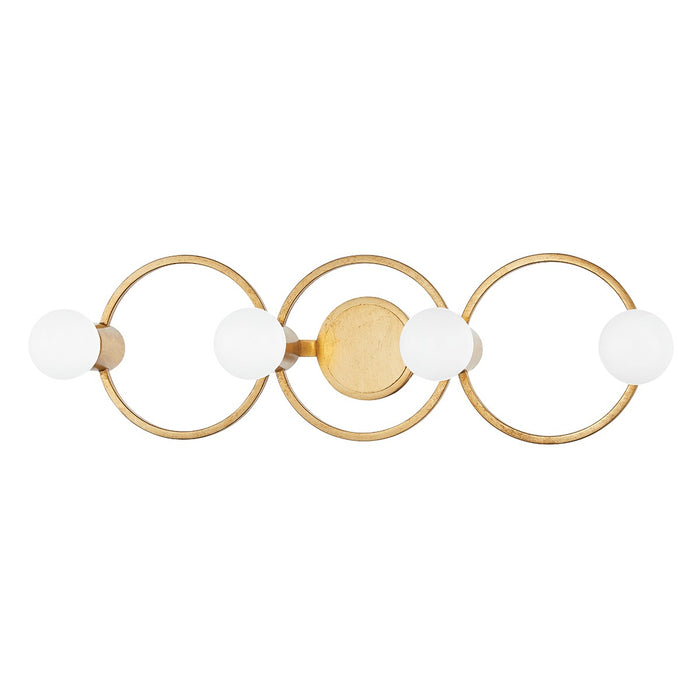 Hope 4-Light Bath Bracket in Gold Leaf - Lamps Expo