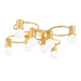 Hope 8-Light Semi-Flush Mount in Gold Leaf - Lamps Expo