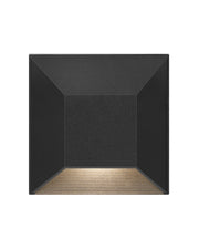 Nuvi Square Deck Sconce in Black