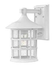 Freeport Coastal Elements Medium Outdoor Wall Lantern in Textured White