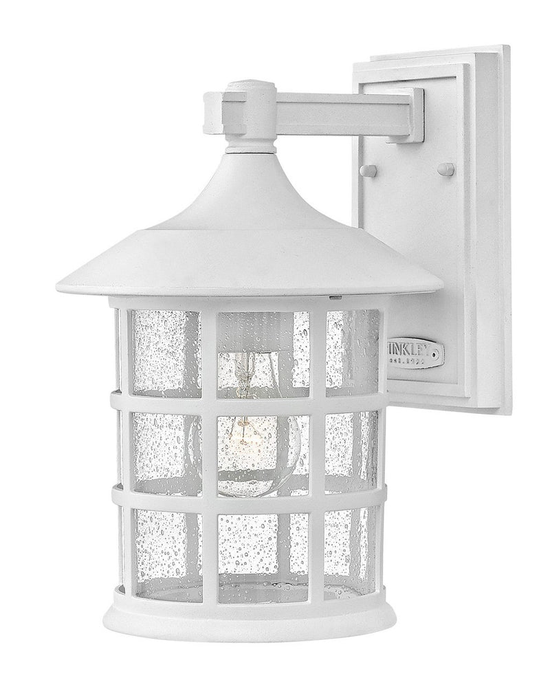 Freeport Coastal Elements Medium Outdoor Wall Lantern in Textured White