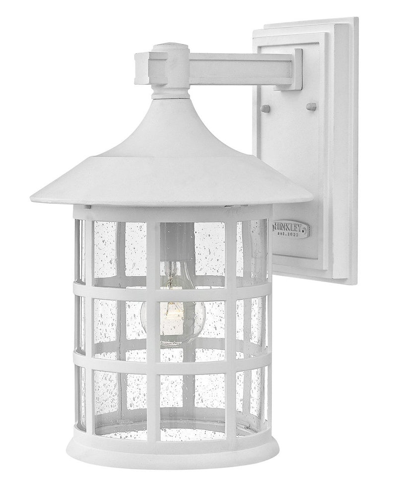 Freeport Coastal Elements Large Outdoor Wall Lantern in Textured White