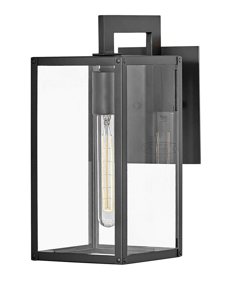 Max Small Outdoor Wall Lantern in Black