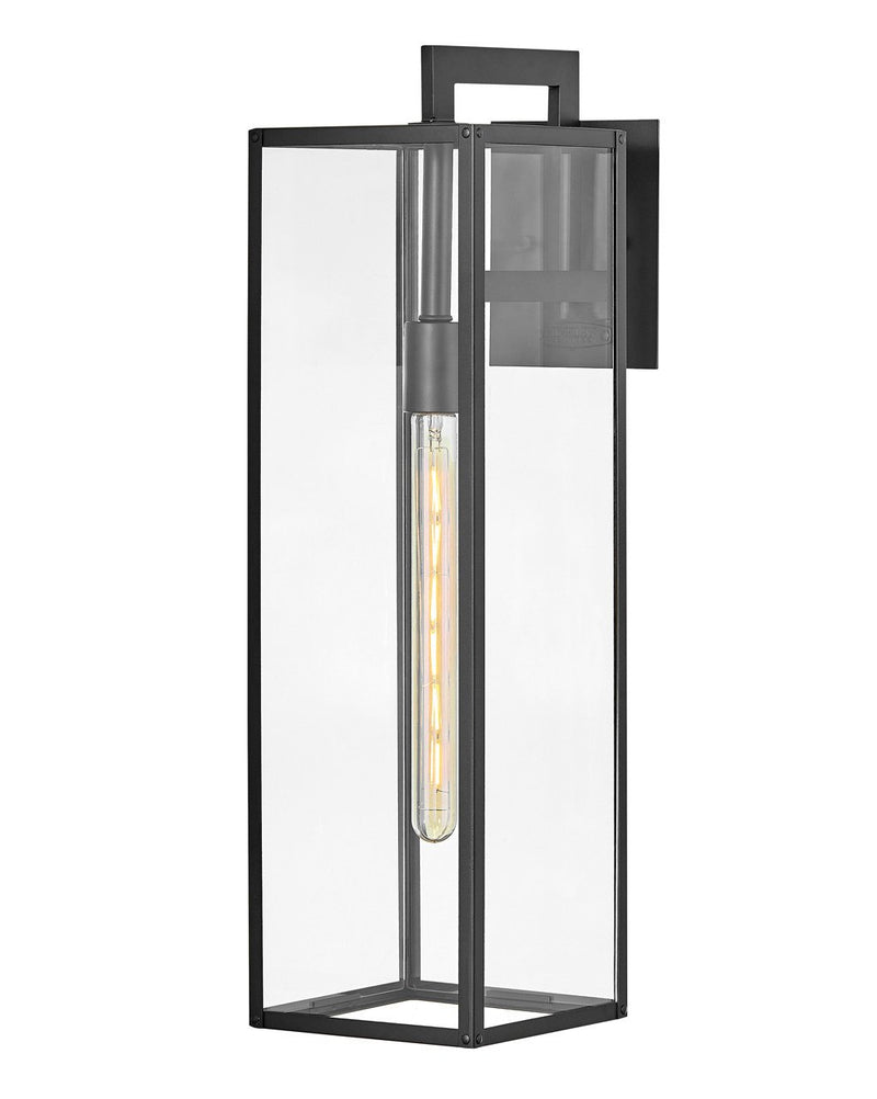 Max Large Outdoor Wall Lantern in Black