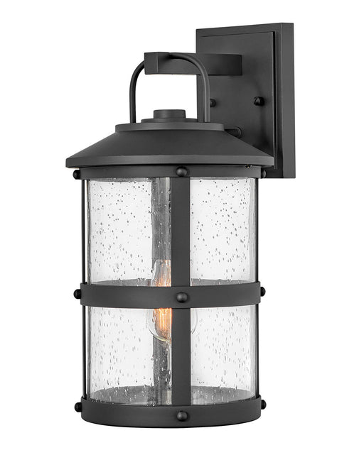 Lakehouse Medium Wall Mount Lantern in Black