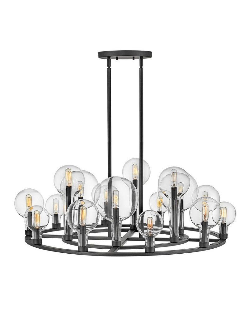 Alchemy 16-Light Chandelier in Black