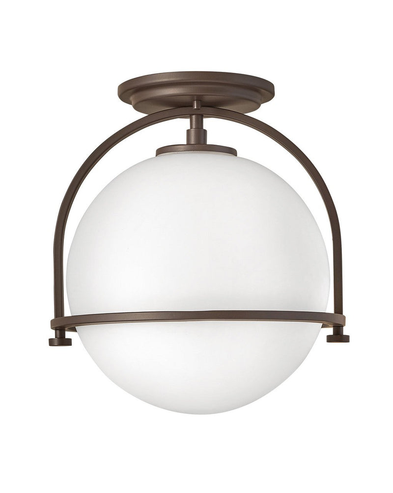 Somerset Semi-Flush Mount in Buckeye Bronze