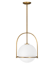 Somerset Large Pendant in Heritage Brass