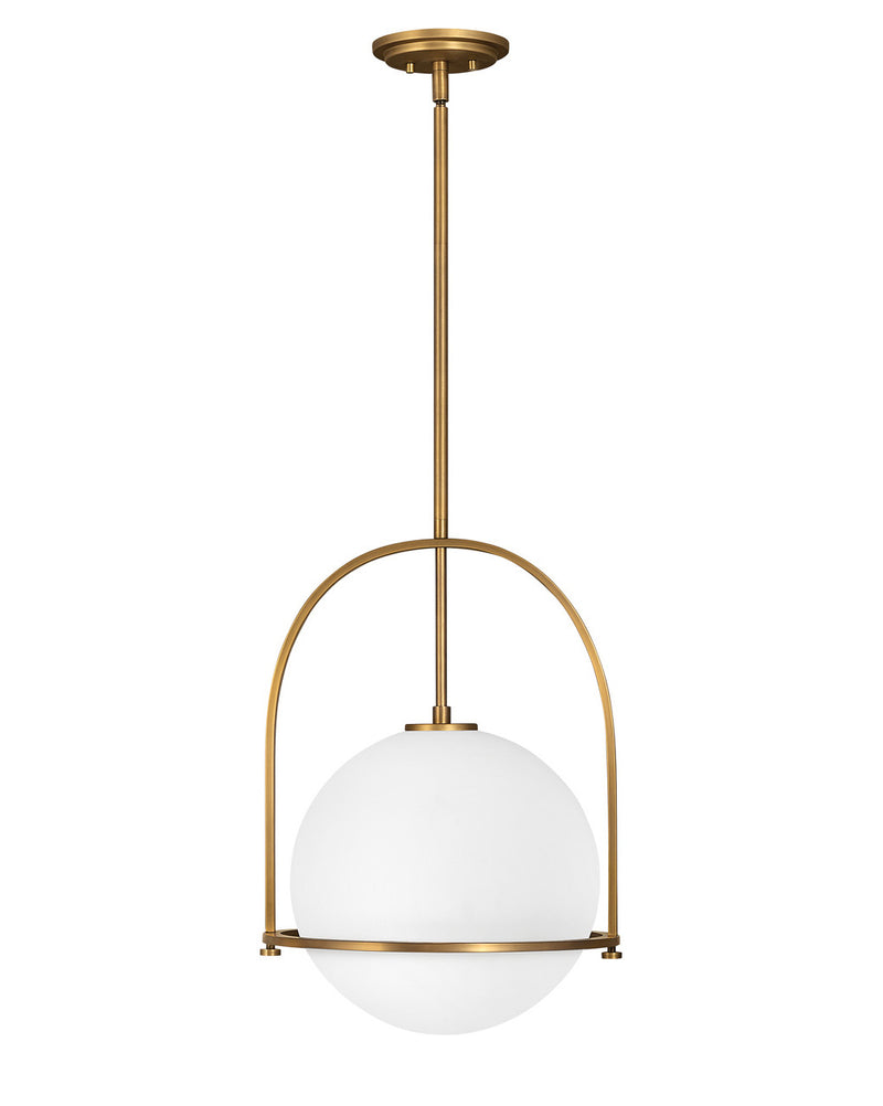 Somerset Large Pendant in Heritage Brass