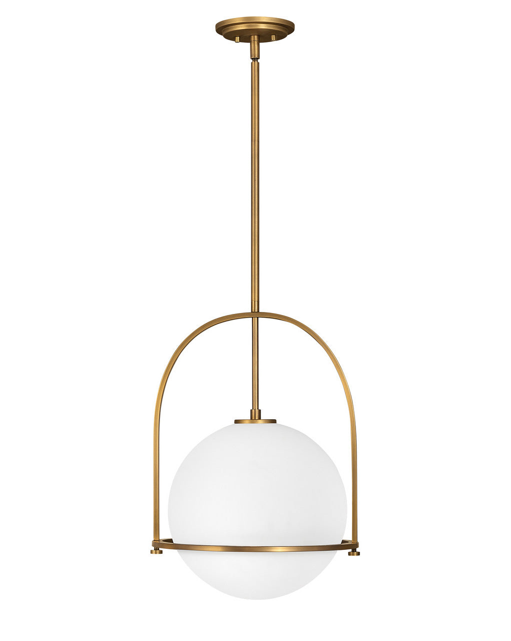 Somerset Large Pendant in Heritage Brass