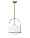 Somerset Large Pendant in Heritage Brass
