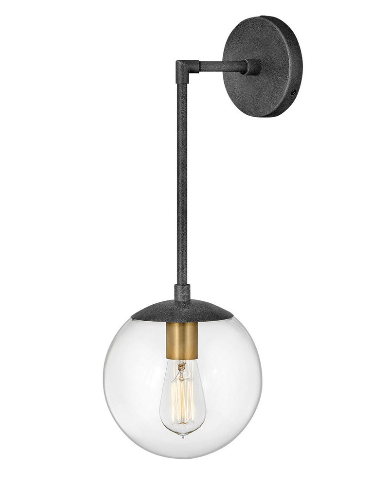 Warby Wall Sconce in Aged Zinc