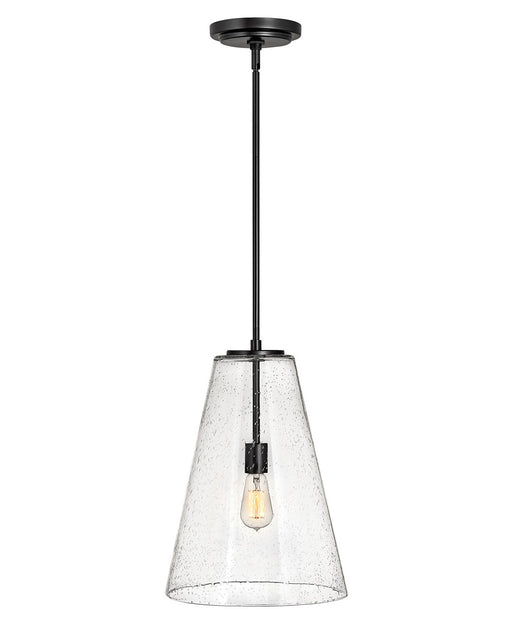 Vance Medium Pendant in Satin Black