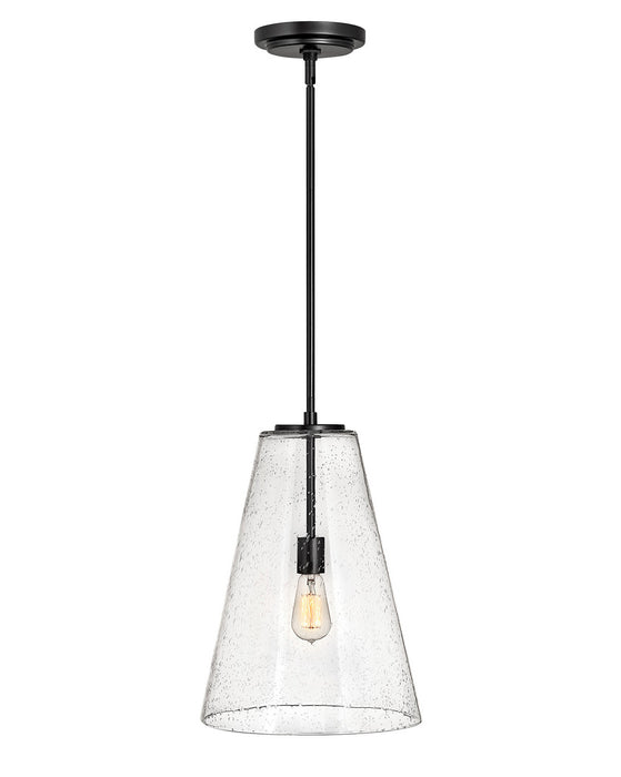 Vance Medium Pendant in Satin Black