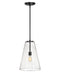 Vance Medium Pendant in Satin Black